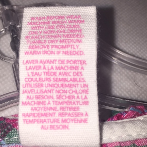 OshKosh B’Gosh Ruffled Box Plaid Blouse Shirt Top Size 18 M - Picture 8 of 8